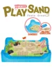 Moldable Play Sand Kit, Colorful Beach Sand, Magic Sand Art Kit with Sandbox Storage 300-500g for Choice Sensory Toys for Kids 5
