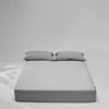 Luxury 800TC Egyptian Cotton Fitted Sheet with Elastic Band High End Mattress Cover for Single Double Queen King Size Bedsheet 2