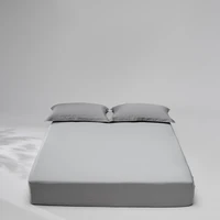 Luxury 800TC Egyptian Cotton Fitted Sheet with Elastic Band High End Mattress Cover for Single Double Queen King Size Bedsheet 2