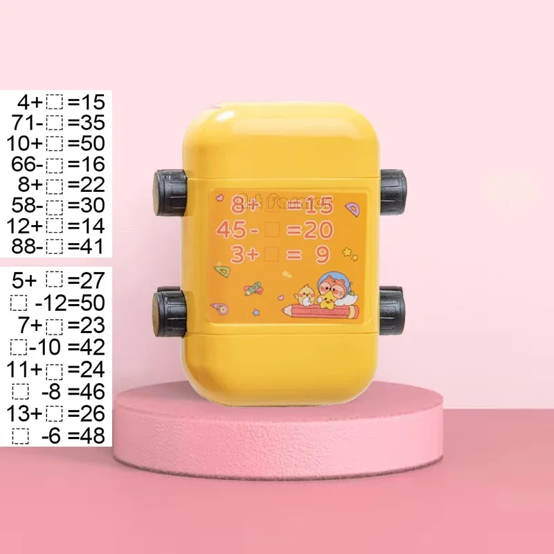 2 in 1 Math Roller Stamp