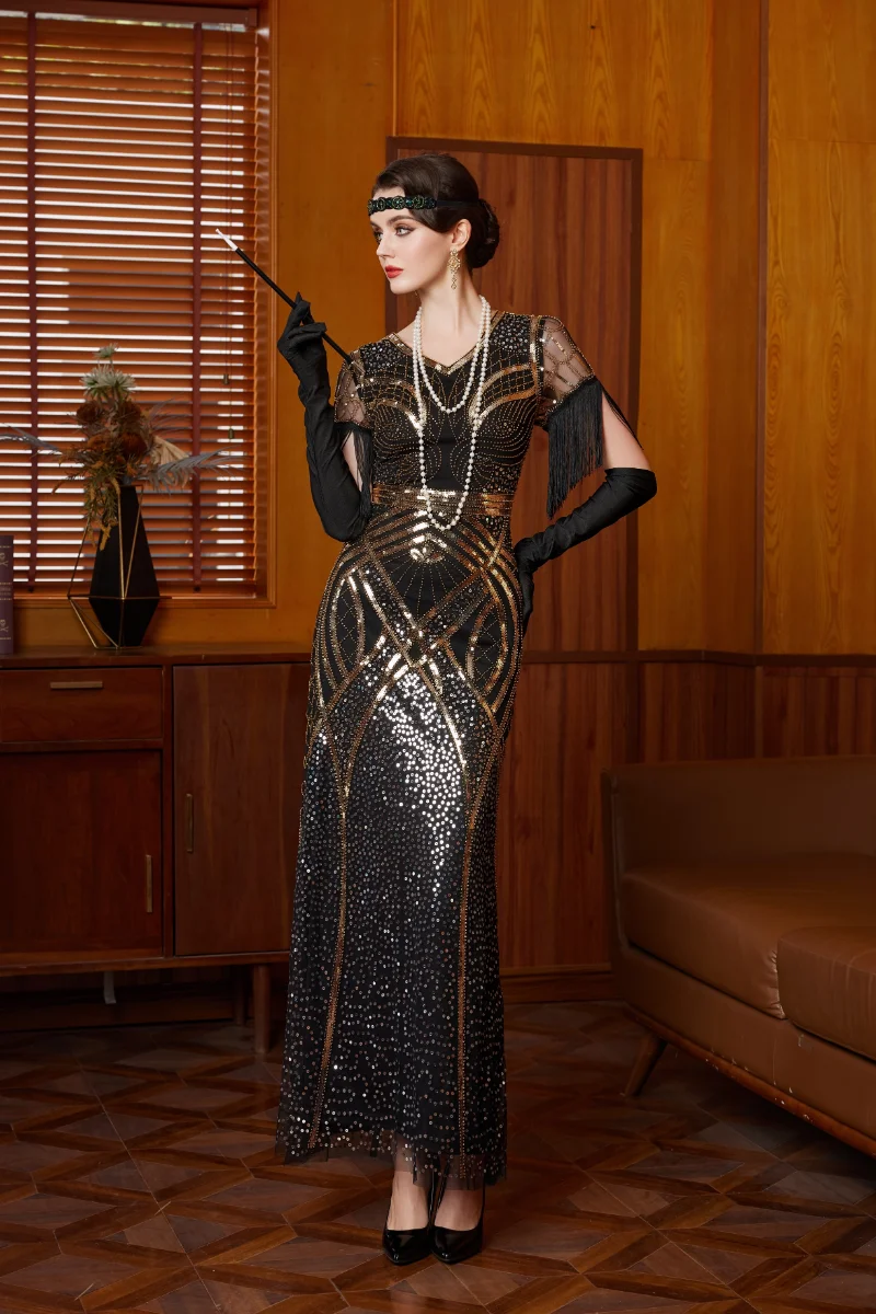 ميسيكاو 2025 جديد! فستان حفلات مسائية عتيق بأكمام...