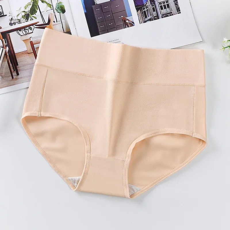 Molasus 5pcs Women's Soft Cotton Panties Seamless Plus Size Tummy Control  Underwear Female Full Coverage Briefs Set Solid Colors - AliExpress