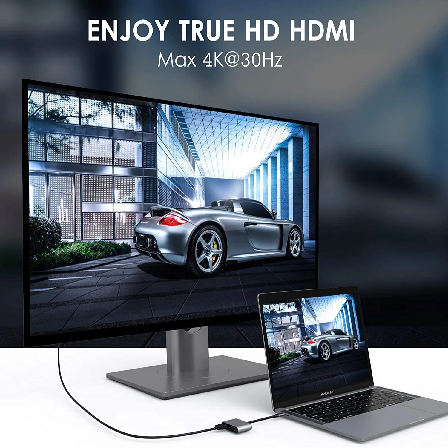 2 Port USB C Hub to Dual HDMI Splitter 4K 60HZ Dual Screen Expansion Type C Docking Station For Macbook Laptop Mobile Phone PC