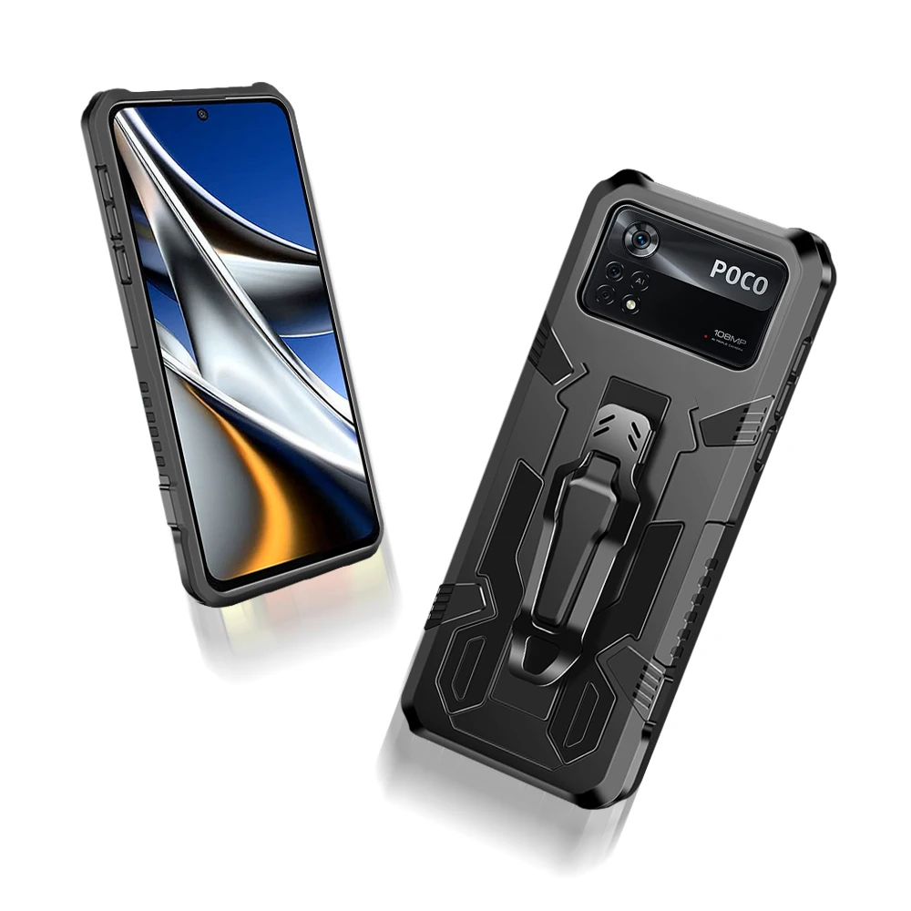 Mobile Phone Case Of Mecha Warriors For Xiaomi Poco X4 X5 Pro X5 M3 Pro Phones Anti-Cracking Case Full Coverage Prevent Falling