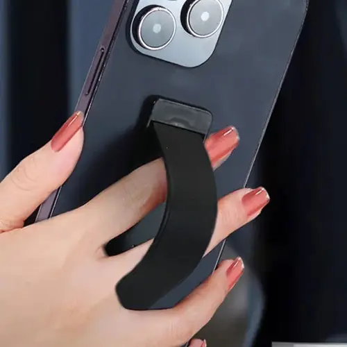 1pc Luxurious Universal Wrist Band Cell Phone Bracket Portable Finger Grip Mobile Phone Holder Sticked Socket Stand Strap - Image 4