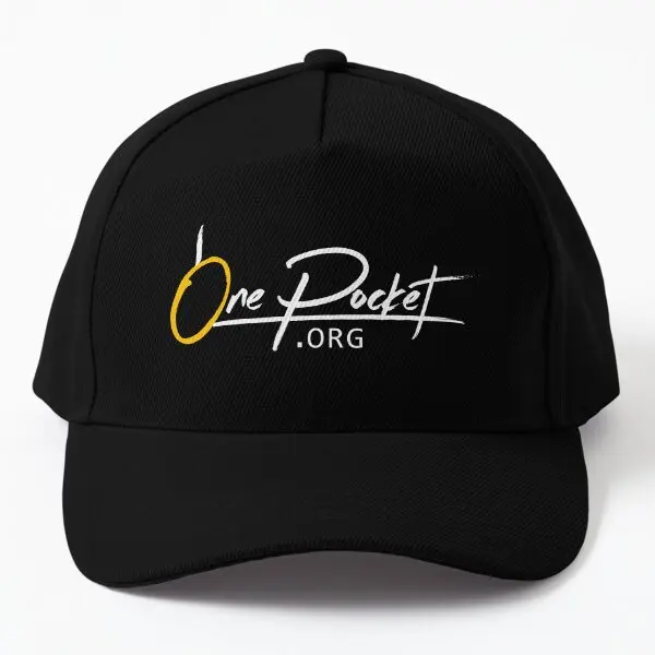 

Onepocket Org Logo On Black Background Baseball Cap Hat Outdoor Spring Casquette Bonnet Czapka Mens Summer Printed Black