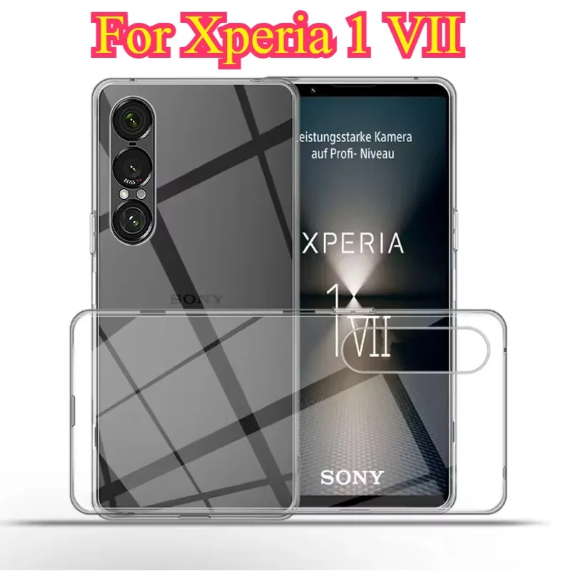 Ultra Thin Clear Soft TPU Phone Case - Transparent Silicone Back Cover Coque