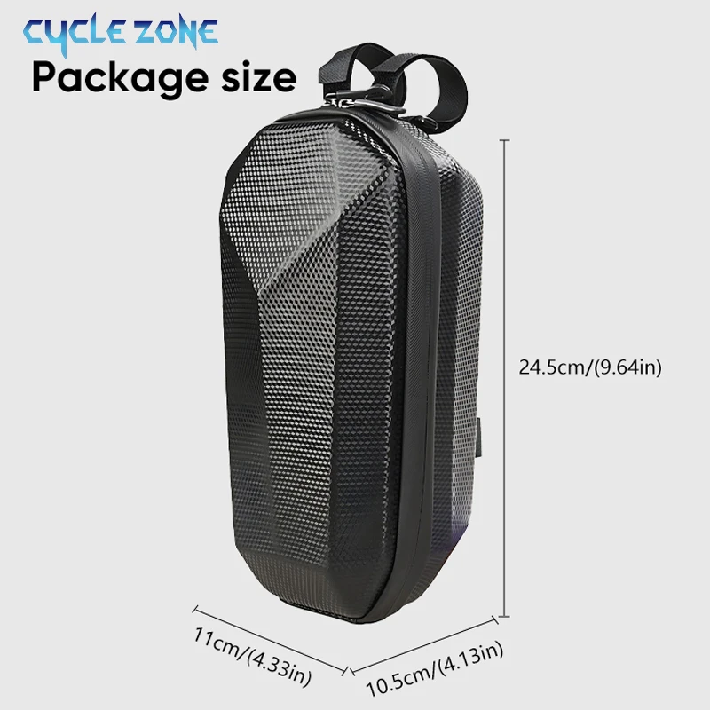 3L Electric Scooter Bag EVA Hard Shell Electric Bike Handlebar Bags Large Capacity MTB Road Cycling Front Handlebar Storage Bag