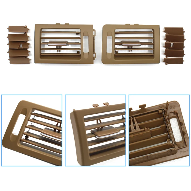 Bocchetta Aria Condizionata Rotonda Per Mercedes Classe C W204 - Griglia Di Ricambio Original Style - Foto 7