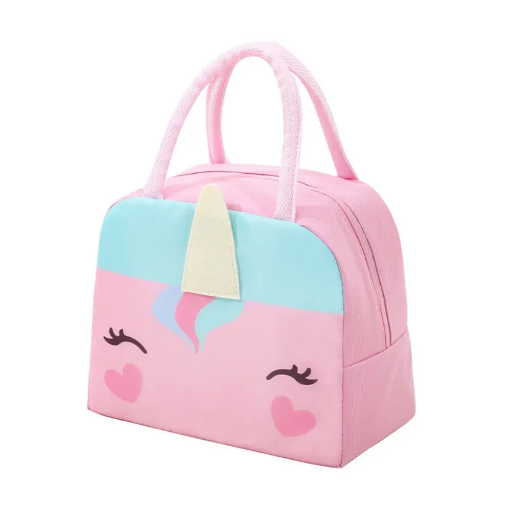 Insulated Lunch Bag Cartoon Handheld Thickened Aluminium Foil Insulation Portable For Student