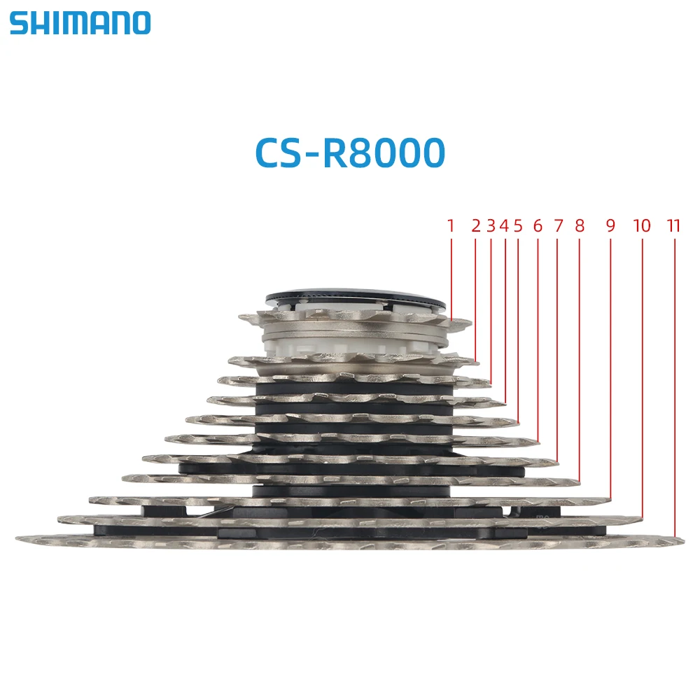 Bicycle Cassette SHIMANO Ultegra CS R8000 R7000 Road Bike Freewheel 11Speed 12-25T 11-28T 11-30T 11-32T HG700 11-34T Original Sprocket