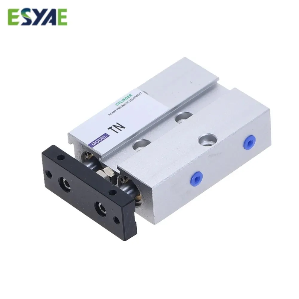 

1pcs Pneumatic Cylinder Double Rod TN16 Bore Cylinder 5/10/15/20/25/30/35/40/50/60/70/80/90/100/125/150mm Stroke Aluminum Alloy