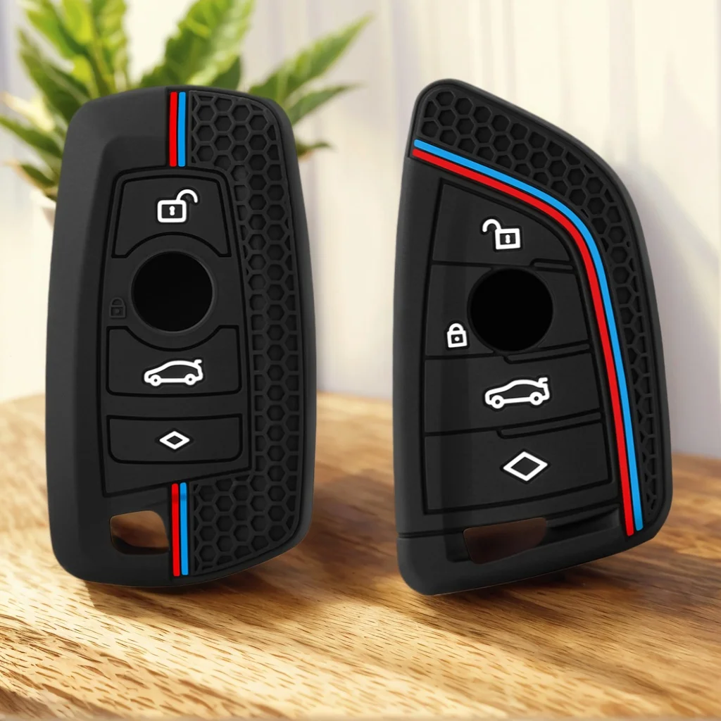 Coque de protection en Silicone pour clé de voiture, pour BMW F30 F31 F32 F34 F20 F21 F07 F10 1 3 5 7 séries X1 X3 G01 X4 G02 X5 F15 F16 M3 M4