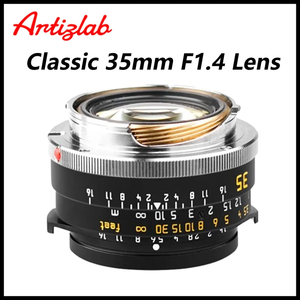 Artizlab クラシック 35mm F1.4 カメラレンズ フルサイズ 大口径 固定