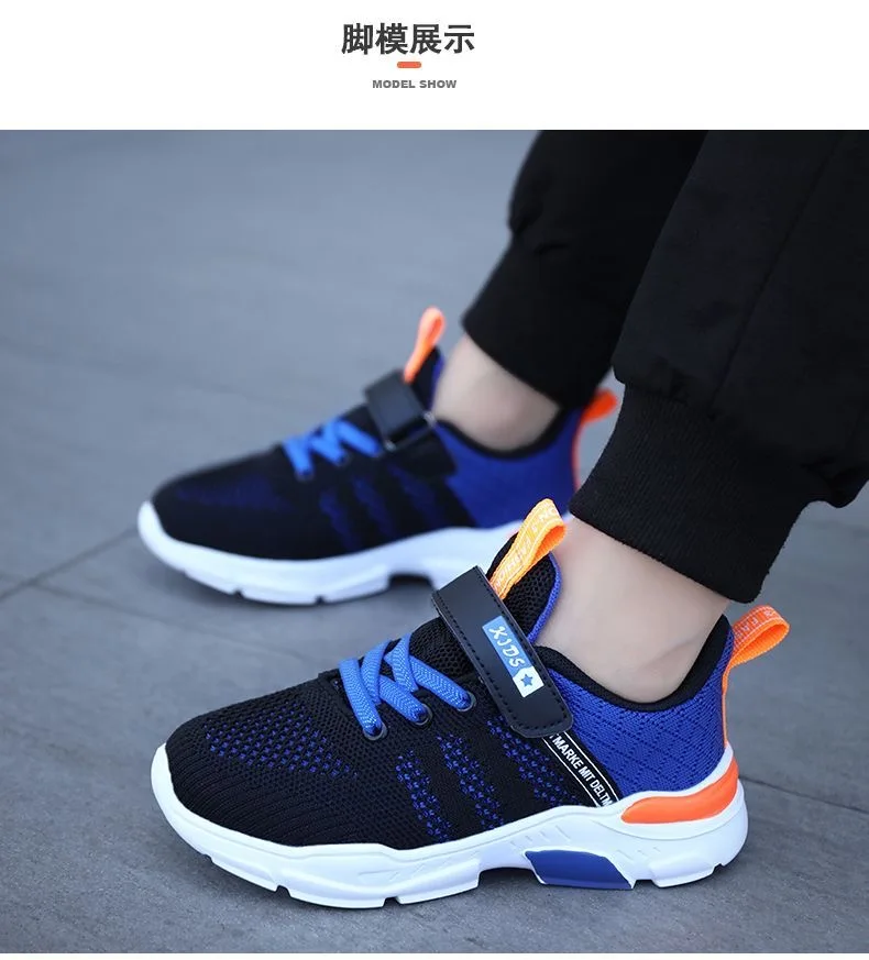 Kids Shoes Children Fashion Sports Shoes Spring Mesh Breathable Casual Sneakers Boys Size 28 to 40