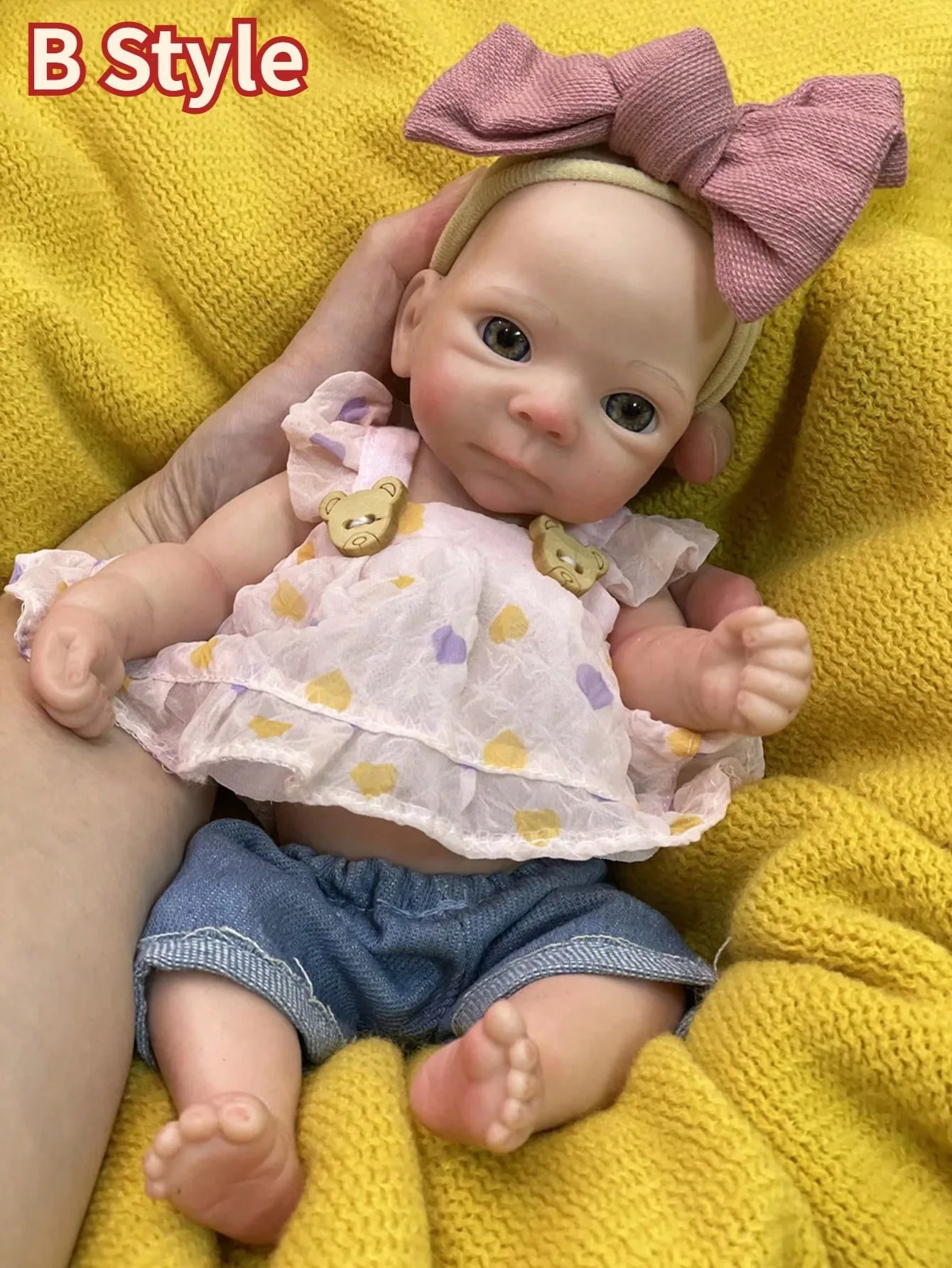 11 Inch Full Body Silicone Bettie Reborn Baby Doll реборн bebe ruborn de silicona Handmade Reborn Dolls Gifts