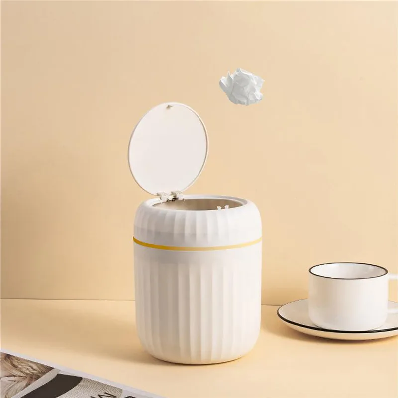 Desktop Trash Can Plastic Waste Bin Home Office Supplies desktop trash can trash can