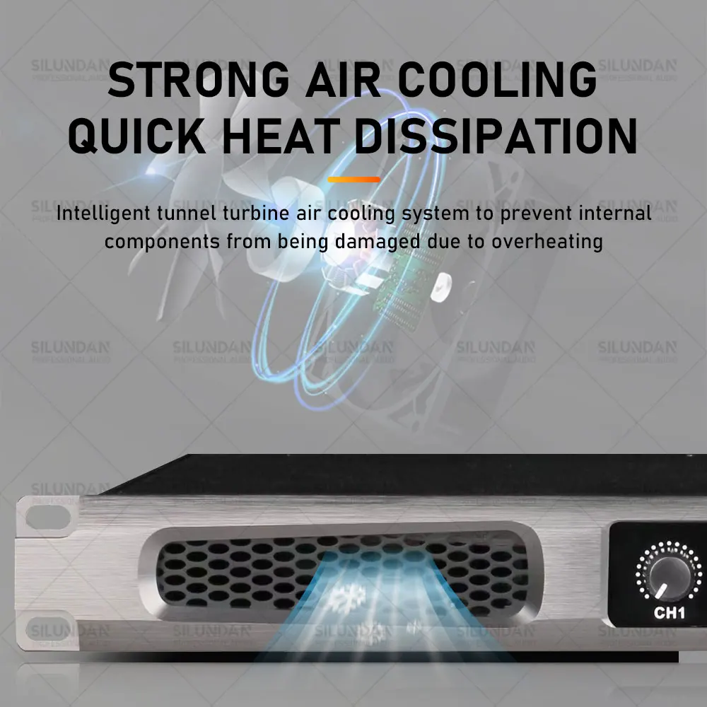 650W 4 Class D 2 4 Channels Digital Amplifier for Party Stage DJ Church Family Karaoke Outdoor
