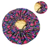 Fashion Silky Big Bonnet for Women Satin Lined Bonnets Night Sleep Cap Winter Hat Lady Turban Headwrap Hat Hair Wrap Accessories 4