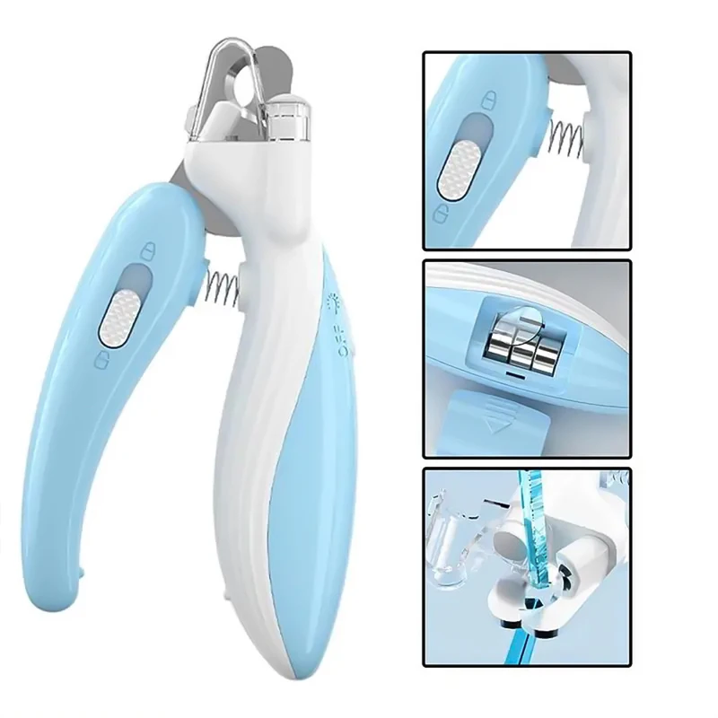 Pet Nail Clippers Dog Cat Nail Trimmer Labor-Saving Pet Claw Grooming Scissors for Dogs Cats Small Animals Paw Nail Trimmer 5