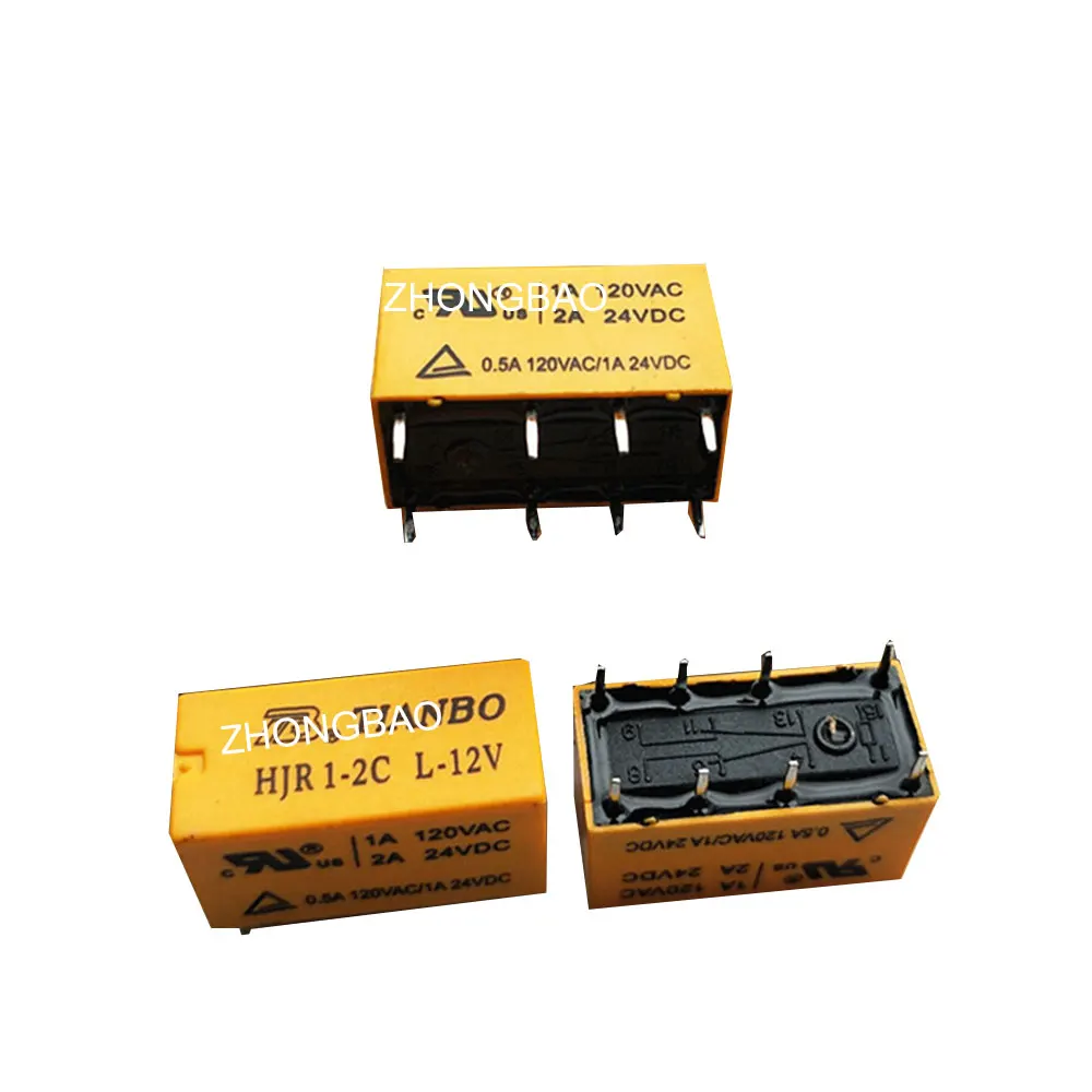 

5PCS/LOT HJR 1-2C L-12V TIANBO 12VDC 8 2A 12V