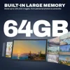 FHD Extra Large Digital Picture Frame, WiFi Large Digital Photo Frame, Art Decor Frame with Remote for Gallery 5