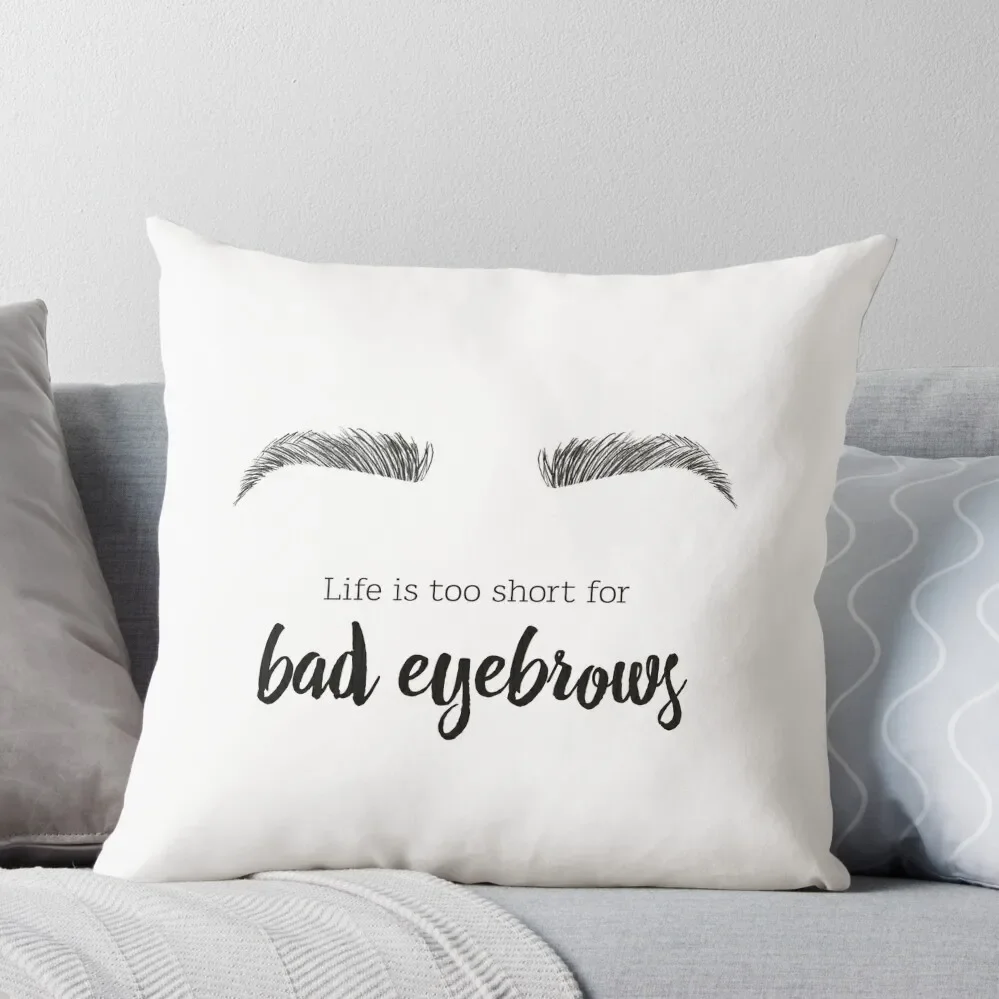 

Bad eyebrows Beauty Throw Pillow Cushions pillow cover christmas