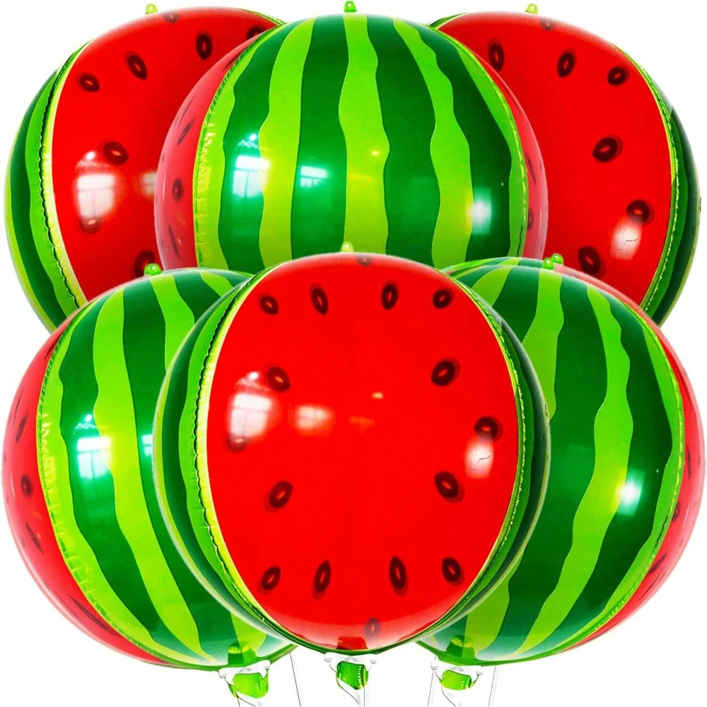 Watermelon aluminum film balloon summer fruit refreshing theme party decoration suitable for birthday summer theme decoration - Image 2