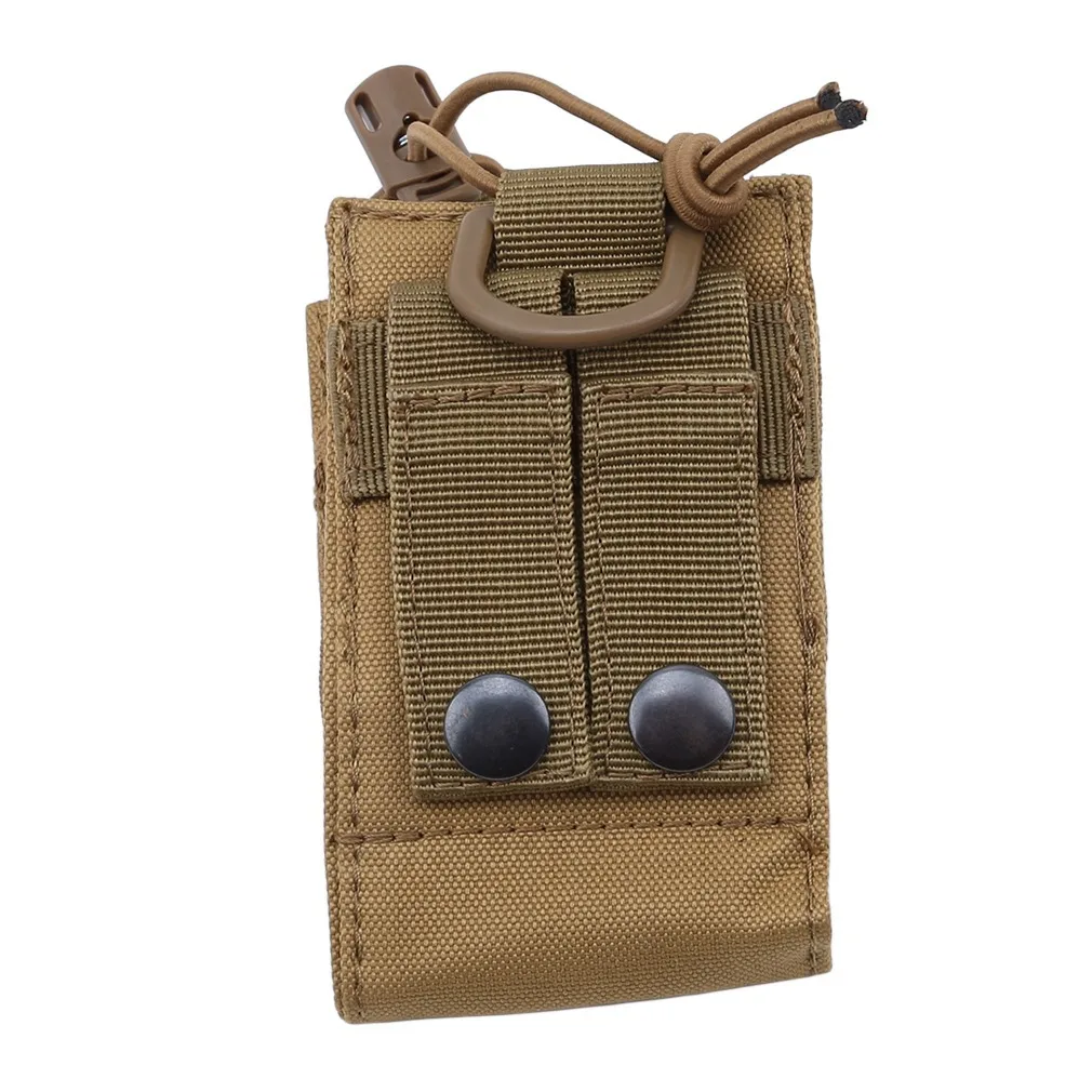 2022 Tactical Radio Pouch Hunting Walkie Talkie Holder Interphone Hanging Bag Military Molle Nylon Magazine Pouch Pocket Caza - Image 4