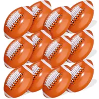 Inflatable Football for Kid,16"Blow Up Football Party Supplie Beach Ball,Summer Pool Toy Beach Water Game Beach Football Decor 1