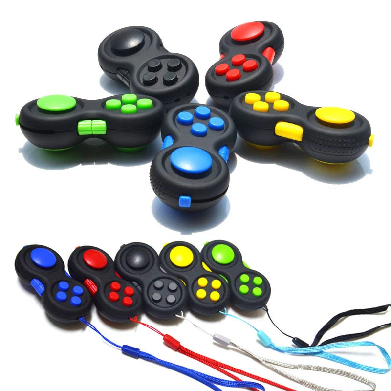 New Premium Quality Fidget Controller Pad Game Focus Toy Smooth ABS Plastic Stress Relief Squeeze Fun Hand Hot Interactive Gift 6