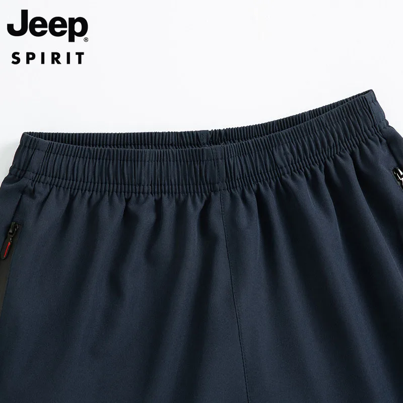 ★2023SS新作★JEEP★Compass Sweat Shorts Jeep Spirit Summer New Sports Tight Shorts Men's Sweat
