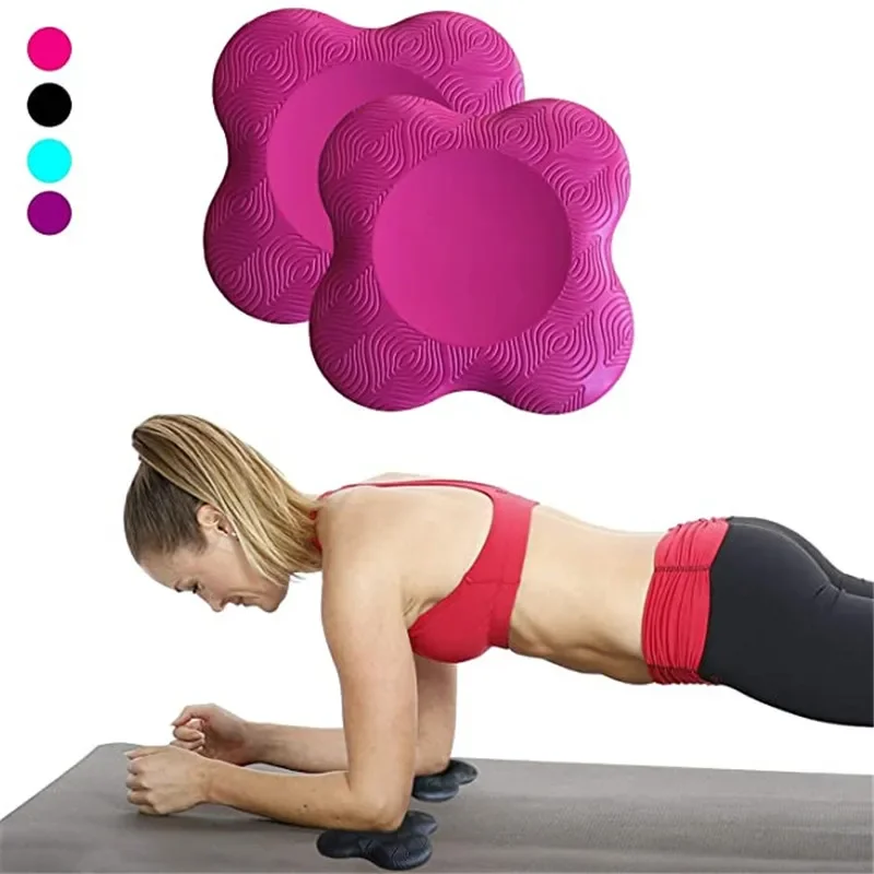 Yoga Portable Knee Pads Cushion Extra Thick for Knees Elbows Wrist Hands Head Foam Yoga Pilates Work Out Kneeling Pad 2pcs yoga knee pad,yoga fitness equipment