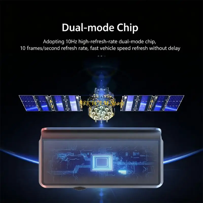 Display HUD universale per auto con navigazione tachimetro a colori e avvisi sicurezza Installazione semplice per tutti i - immagine 5