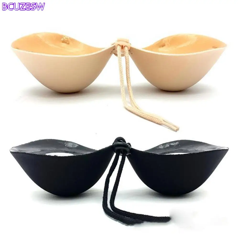 2.5/3.5/5/6CM Thickened Chest Sticker Thick Invisible Bra Flat Chest Display Big Silicone Breast Sticker Bridal Wedding Dress