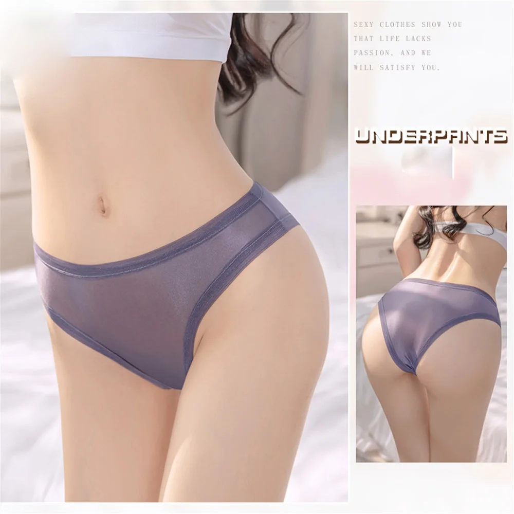 Bragas transparentes finas para mujer, ropa interior Sexy de cintura baja,  transpirable, sensación desnuda, elástica, Tanga exótico - AliExpress