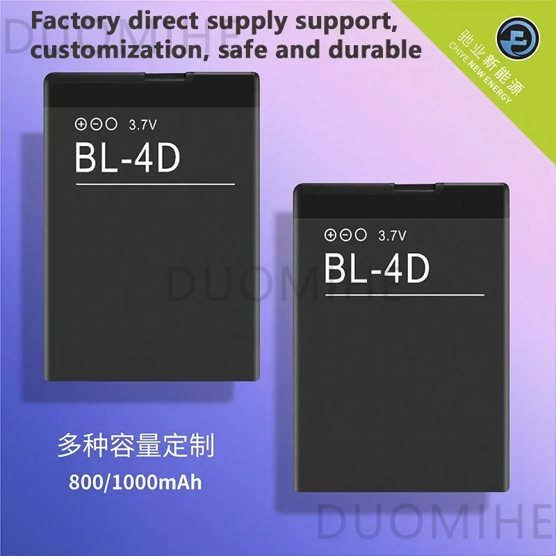 Compatibile Con La Batteria Del Telefono Cellulare Nokia Bl-4D N97Mini E5 E6 E7 E7-00 N8 Batteria Al Litio