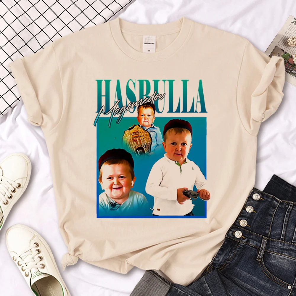 

Hasbulla t shirt women graphic summer designer tshirt female graphic clothing