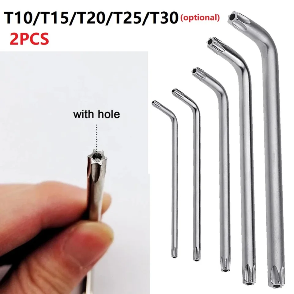 Lot De 2 Tournevis Torx T6 - S2 Acier - Drapeau étoile - Pour CNC/mousse