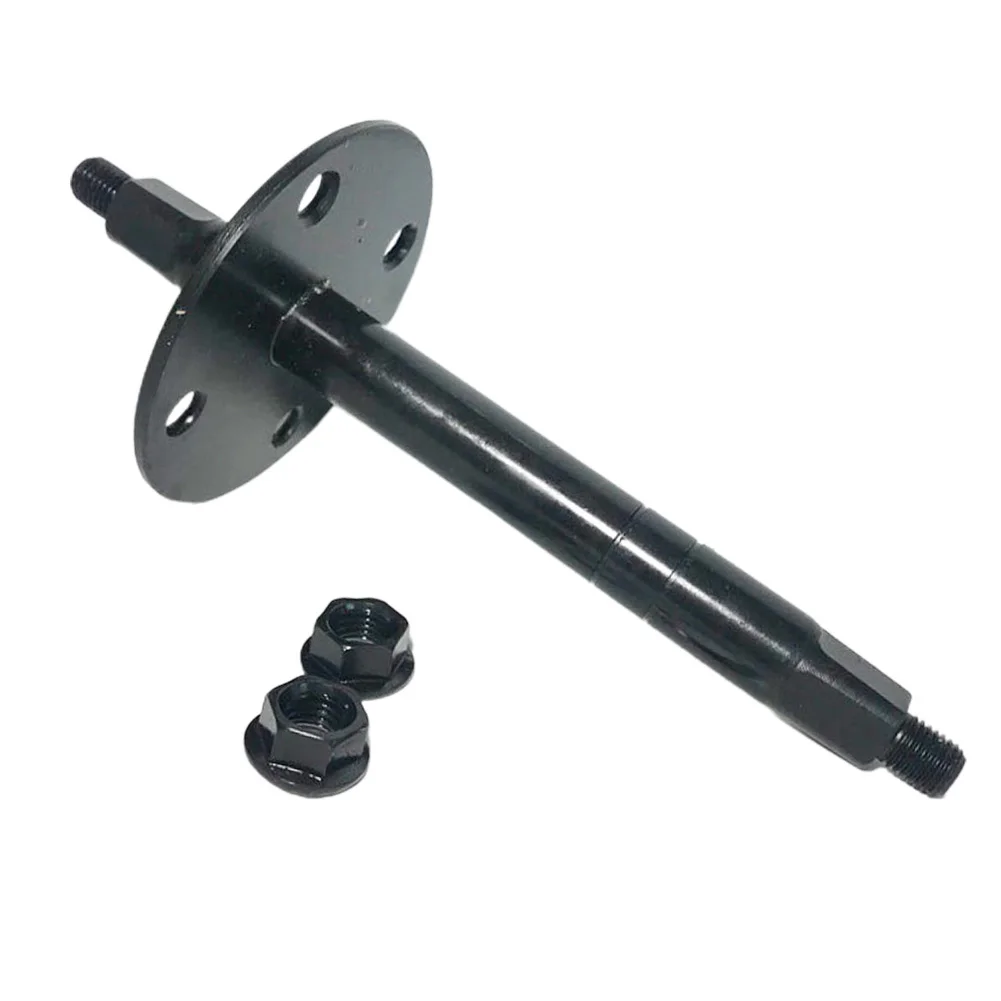 Heavy Duty Metal Exercise Bike Middle Wheel Axle, Ensures Longevity and Strength, Compatible with Various Dynamic Bicycles