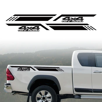 120x10 cm Adesivi Per Auto Decalcomanie 4X4 Off Road Grafica Decalcomania Del Vinile Auto Pickup Truck Adesivo Laterale Auto Styling Decorazione Accessori