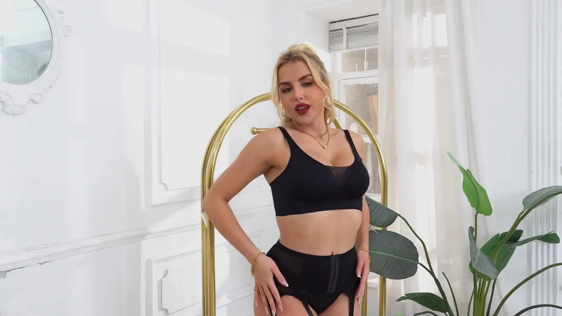 Ohyeahlady женский однотонный черный бюстгальтер сексуальный тканевый для плавания