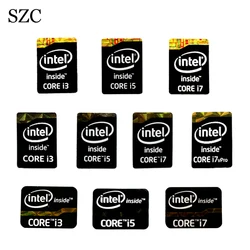 5pcs DIY Sticker Intel Core Generation I3 I5 I7 Celeron Cpu Sticker Label Notebook PC Decoration