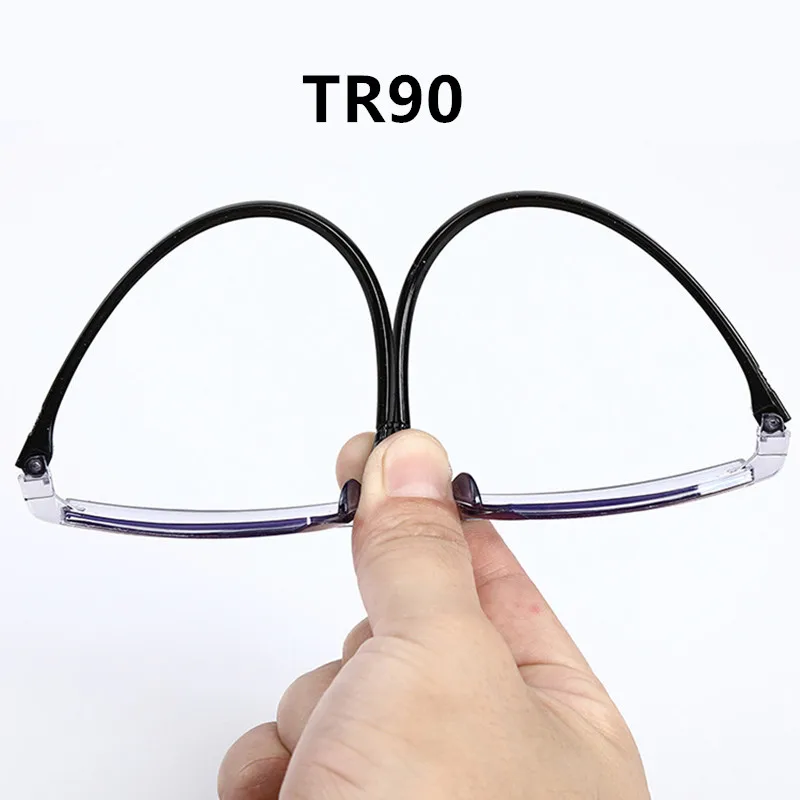 5 Pcs Frameless Cutting Multi-focus Bifocal Reading Glasses Unisex Far And Near Dual-use Anti-blue light Hyperopia
