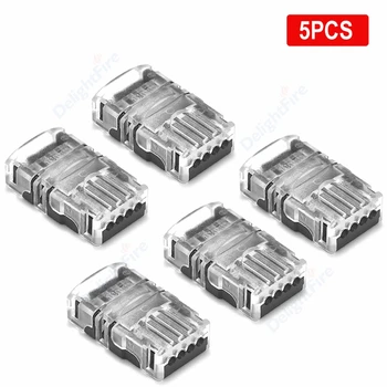 방수 LED 스트립 커넥터 터미널, LED 스트립 라이트, WS2811, WS2812B, 2 핀, 3 핀, 4 핀, 5/6 핀, 8mm, 10mm