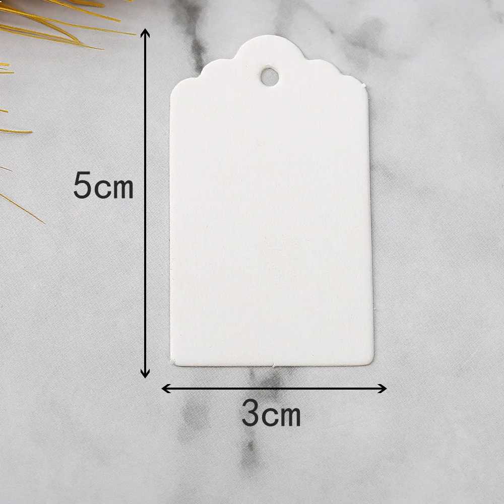 Pack 200 étiquettes Cadeaux En Papier Kraft Blanc 4,5x9,5 Cm - Avec 40 M De Ficelle Jute - Pour Mariage, Baptême, Prix, Vêtements DIY - 14