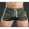 Men Casual Gym Fitness Training Shorts Sexy Mesh Breathable Quick Dry Fashion Sports Beach Trunks Men Clothing Summer 1