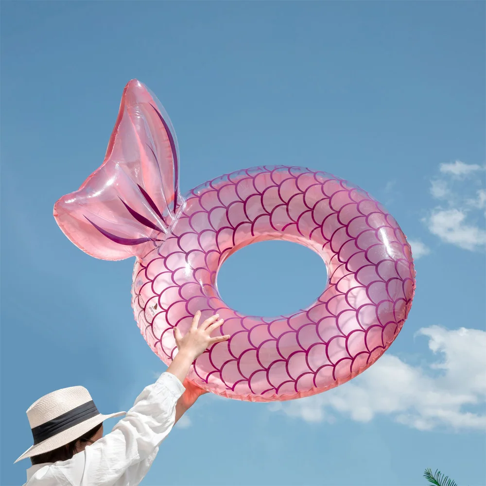 Bouée Anneau De Natation 47" - Tuyau Gonflable Haute Vitesse Pour Adultes Et Enfants 12+