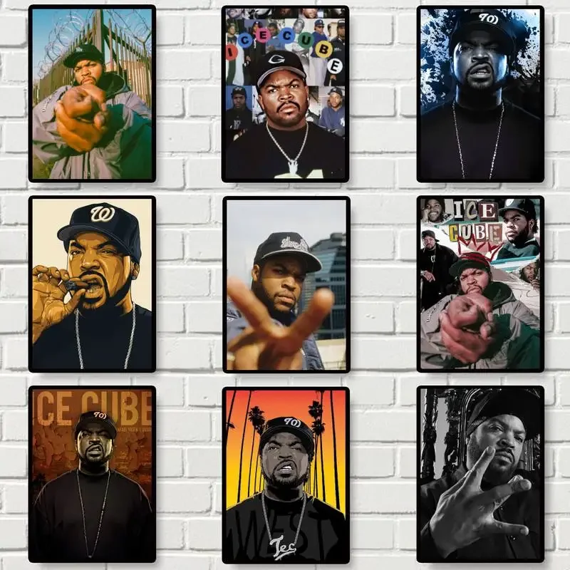 

Old School Ice Cube Rapper POSTER Posters Prints Wall Pictures Living Room Home Decoration