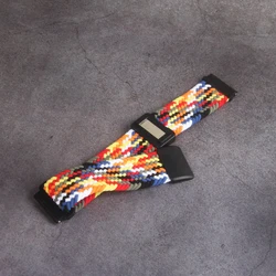 Braided Loop Magnetic Clasp Wristband for Smartwatches (18/20/22mm) (Colorful)